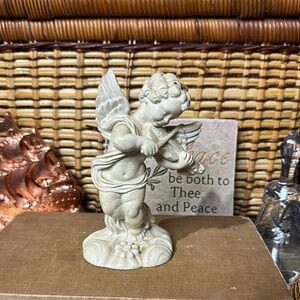 Cream Angel Sculpture